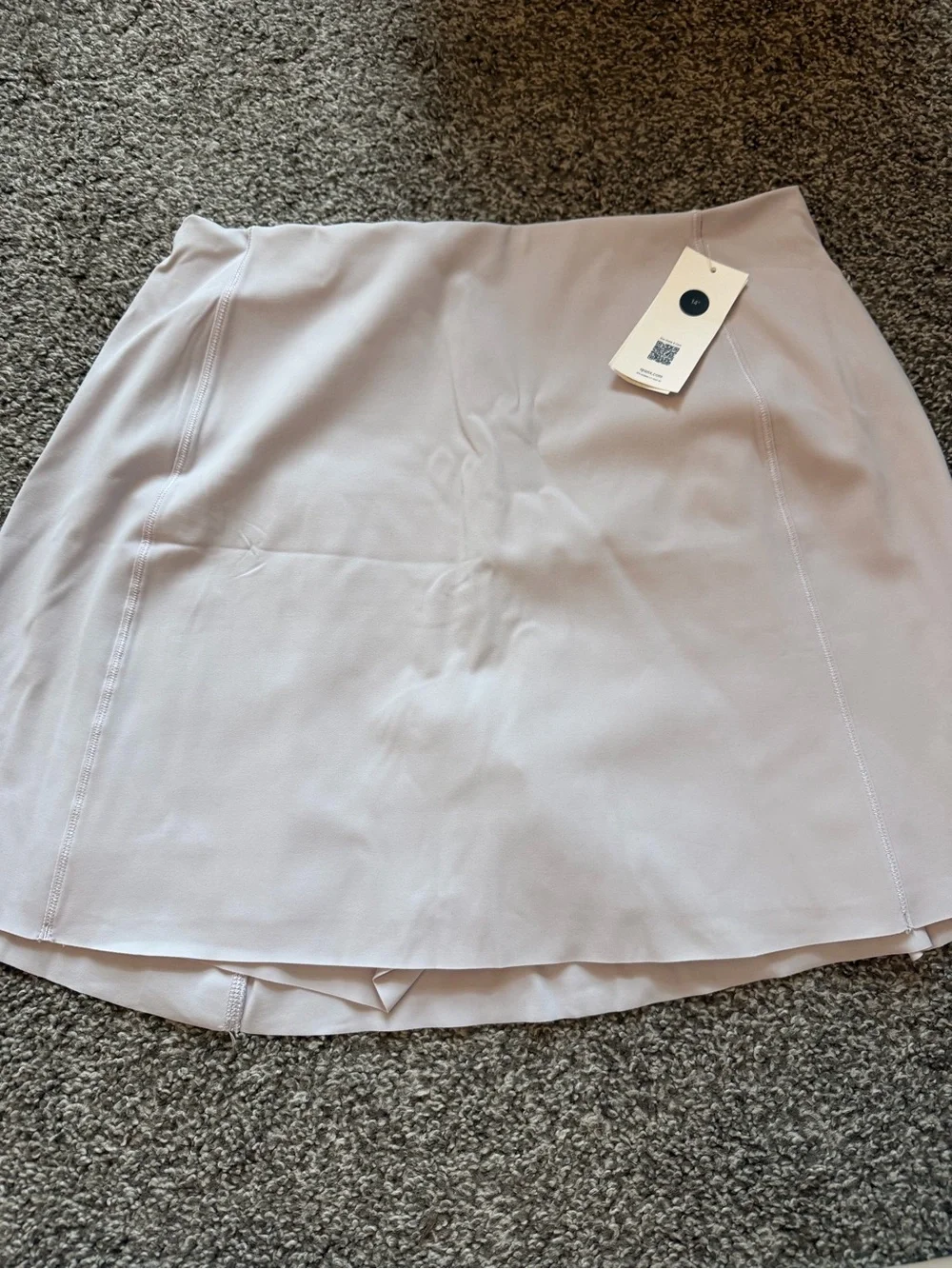 SPANX Light Pink Mini Skirt - Smooth A-Line